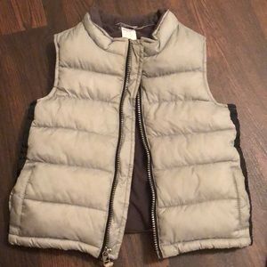 Gymboree fleece lined vest